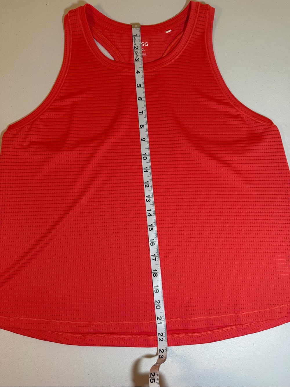 DSG Red Racerback Performance Tank NWOT size XL - Picture 5 of 5